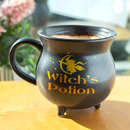 Taza de porcelana con forma de caldero 32 onzas miniatura 2