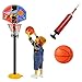 Produktbild Daxoon Basketball Ständer Spielzeug Höhenverstellbar Basketballkorb Tragbare mit Pumpe für Kinder Indoor- und Outdoor Aktivitäten