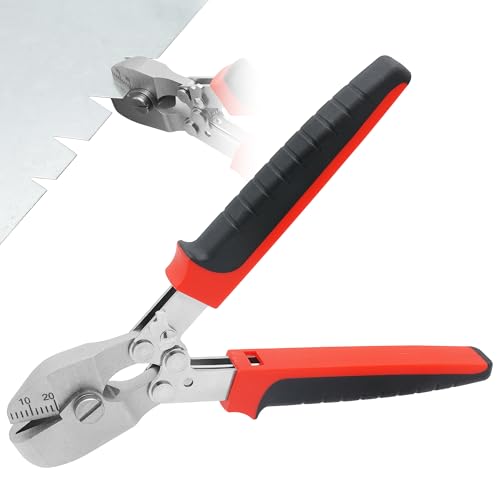 Sheet Metal Notcher - 30° V Notcher Cutting Tools, Professional Hand Notcher, HVAC Tool V Notcher...