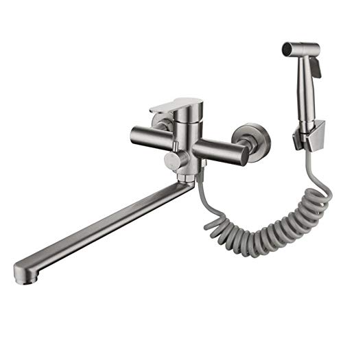 Robinet de cuisine pivotant avec jet pulvérisation chaud et froid
