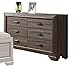 ACME Lyndon Dresser - - Weathered Gray Grain