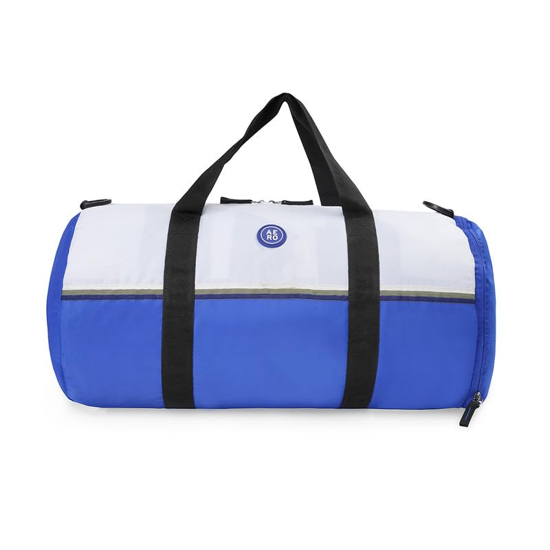 Image of Aeropostale Duo Unisex Polyester 38L Gym Bag Duffel - White