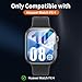 Pnakqil 4 Stück Schutzfolie für Huawei Watch Fit 4 Displayschutz | Flexible TPU Folie [Blasenfrei] - HD Klar Anti-Kratzen Displayschutzfolie, Vollständige Abdeckung Displayfolie für Huawei Watch Fit 4