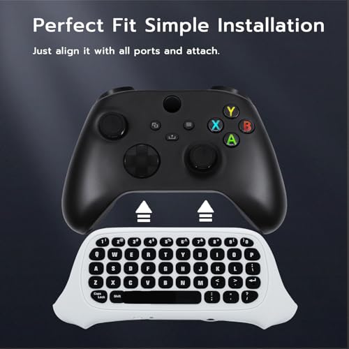 Mcbazel XBO-010184 Mini Game Keyboard 2.4G Receiver Wireless Chatpad Message With 3.5Mm Audio Jack For Xbox One/Xbox One X/Xbox One S/Xbox Series X/Xbox Series S thumb #4