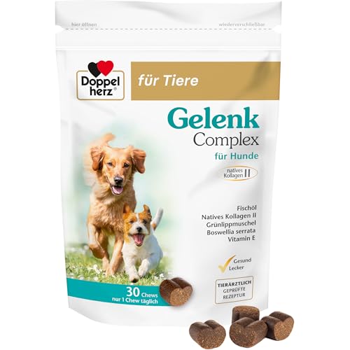 Complexe articulaire pour chien Doppelherz 30 chews aux oméga-3 et vitamine E - 2