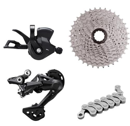 �݊���������܂� SHIMANO Deore M4100�A1x10 �X�s�[�h �O���[�v�Z�b�g RD-M4120 ���A�f�B���C���[ �V�t�^�[ ���o�[ 36T/40T/42T/46T/50T �ɑΉ�(10S 36T Group)