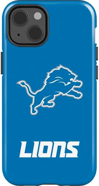 Skinit Impact Phone Case Compatible with iPhone 14 - Officially Licensed NFL Detroit Lions Distressed Design