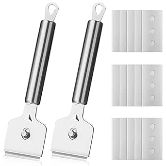 AEG Ceranfeld Schaberklingen 5 Stück - Ersatzklingen Für Glasklare Ergebnisse