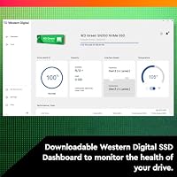 WD Green SN350 2TB NVMe SSD Internes Solid State Drive für Laptop und Desktop, M.2 2280 PCIe Gen3 x4, bis zu 3200 MB/s, schneller Boot, zuverlässiges Speicher-Upgrade für den täglichen PC-Gebrauch – Ansicht 6