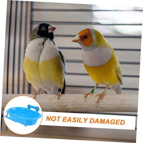 Image of Box Bird Bath Parrot Bathing Tub Bird Cage Hanging Bathtub Hanging Bathtub Bowl Bird Cage Bathtub Birds Bathtub Bowl Parrot Lovebird Parrot Water Shower Large Bird Drinker Pp