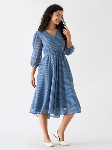 Image of AASK Women Fancy Plain & Solid Designer Dress for Women