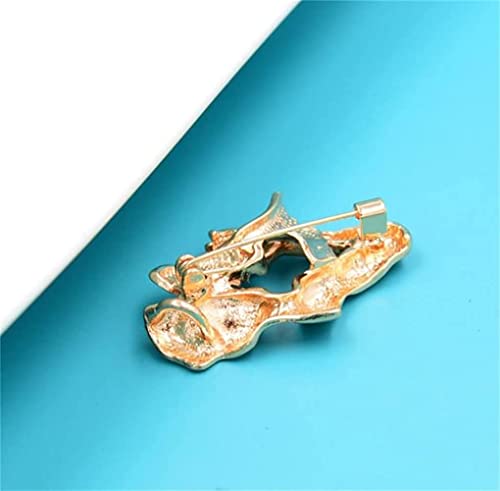 Gold Fashion Portrait Brooch Pin 3D Lovers face Brooch Pin Gold Plated Pin Badge for Jewelry Clothes Dress Scarf Decoration4