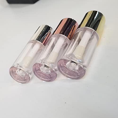 Cosidea 14Pcs Empty 6Ml Big Brush Chunky Lip Gloss Tubes For Diy Lip Gloss,Gold Large Doe Foot Wand Lipgloss Containers #TOP6