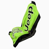 Seat Armour Jeep Seat Towel - Universal Fit Soft Machine Washable Jeep Towel - Easy Install, Multipurpose Towel2Go Seat Cover for Jeep - Lime Green