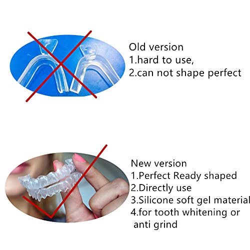 Sowsmile Silicone Gel Soft Dental Oral Teeth Tooth Whitening Trays Anti Grinding Tooth Whitener Mouth Night Guard Bruxism Braces (Big Size Upper) #TOP4
