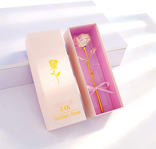 Beferr Gifts For Her, Mom Gifts Galaxy Rose Enchanted Crystal Flower Gift With Heart Base Mothers Day Rose Gifts From Daughter Best Present Ideas Birthday Gifts For Women Grandma Sister Wife Friends #TOP5