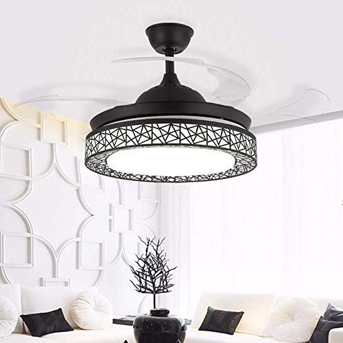Éclairage extérieur et intérieur ventilateur de plafond silencieux 42 pouces LED