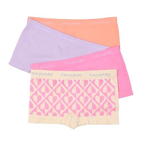 TAHARI 4-Pack Girls Boy Short Underwear