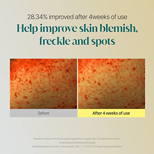 Image of GOODAL GREEN TANGERINE VITA C DARK SPOT CARE SUN SERUM 50ml SPF 50+ PA++++