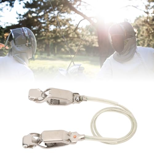 BONKZEBU Fechtfolien-Säbelmaske Kopfdrahtklemme Stabile Leistung Dauerhaft für Fechtbedarf