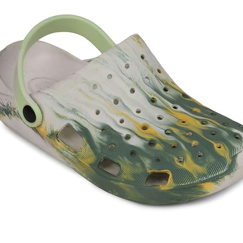 Image of Liberty A-HA LPMXT-961E Casual Clog for Men | Slip-On Slingback Clogs for Walking & Outdoor Use | Solid Pattern, Trendy Stylish Fashionable Sandals with Comfortable and Lightweight Home Footwear