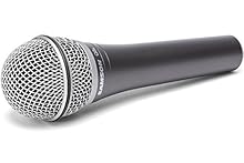 Premium dynamic vocal microphone for live and studio use Neodymium mic element delivers wide dynamic range and clarity Supercardioid pickup pattern reduces feedback and off-axis noise Rugged die-cast body with hardened steel grille for durability Inc...