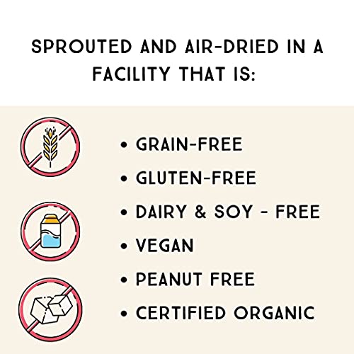 Lark Ellen Farm Whole Cashews, Unsalted Raw Sprouted Nuts, Certified Usda Organic, Gluten-Free, Vegan Snacks (10 Oz, 3 Pack) #TOP4