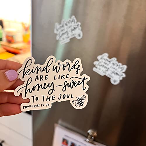 Imán cristiano swaygirls con frase bíblica miniatura 3