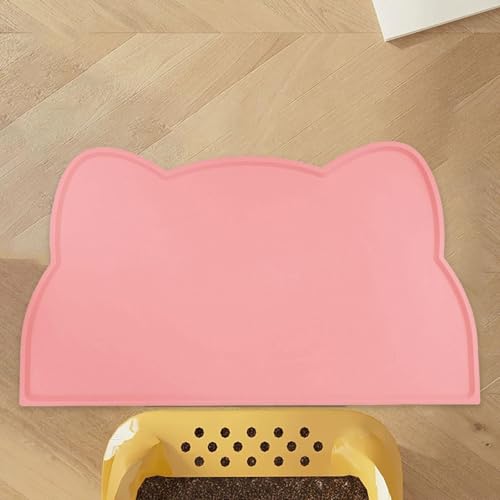 ＡＷＨＡＯ Tapete de comida de gato, bandeja de tigela de água de cachorro, impermeável, para limpar o pi