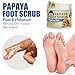 Foot Scrub, Natural For All Body Exfoliation, Dead Skin Remover, Moisturize And Nourish Your Dry Rough Feet, Make Your Feet Smooth And Soft (6 oz, Papaya)