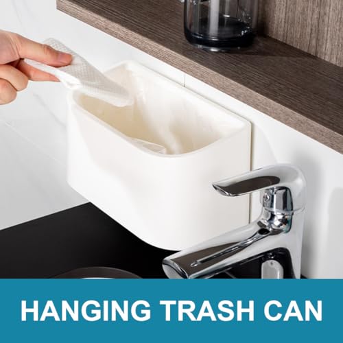 Caneca colgante de pared para cocina blanca plástico miniatura 6