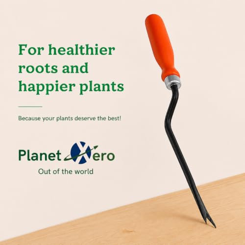 Image of Gardening Hand Weeder Tool | Heavy Duty Iron with Ergonomic Handle | Durable Weed Remover for Lawn, Vegetable Garden & Root Extraction(GTK)