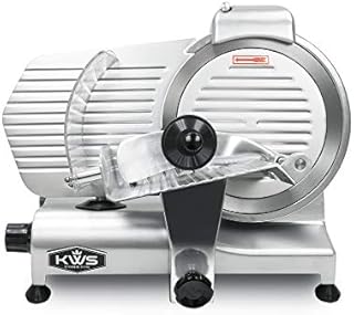 KWS MS-10NS Premium Commercial 320w Electric Meat Slicer 10-Inch Stainless Steel Blade, Deli