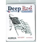 Una gran variedad de sellos Deep Red Stamps – Sello (3 x 7,62 cm Old Glory, Deep Red