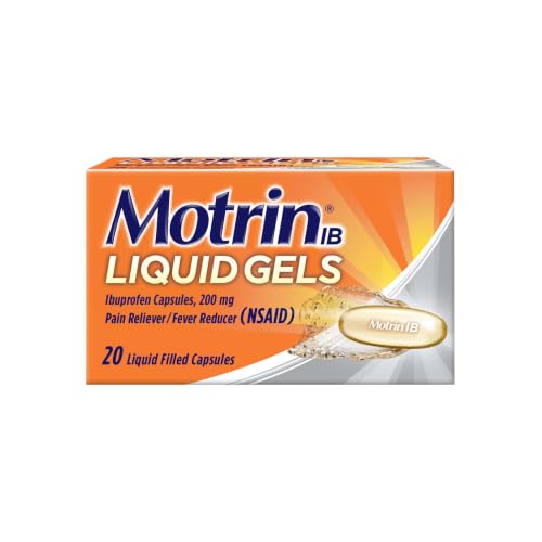 Motrin IB Liquid Gels, 200 mg Ibuprofen, 20 ct