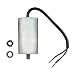 Price comparison product image Paxanpax Universal Capacitor with 19 cm Cable Connectors, 20 µF/20 MFD, 450 VAC
