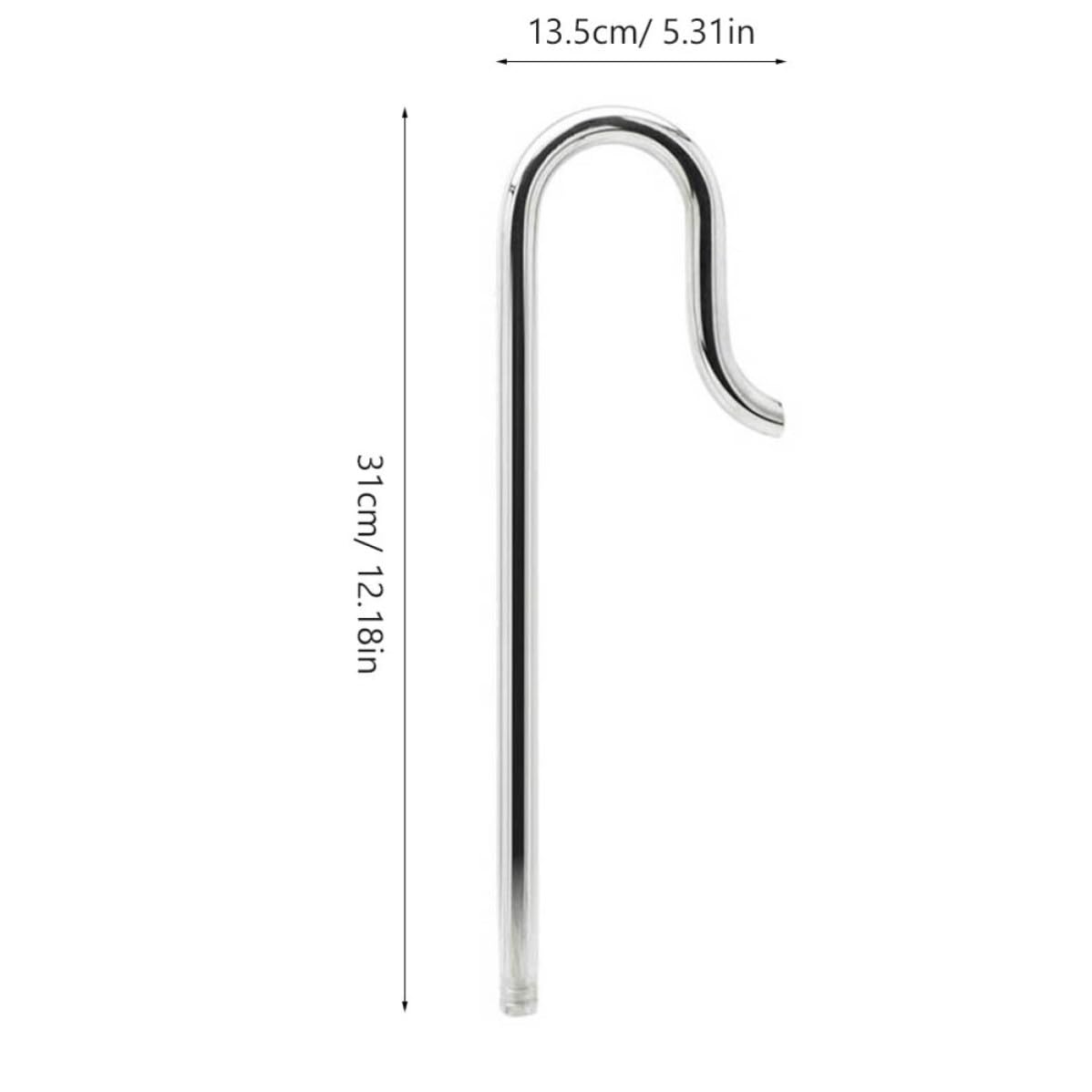 BESTonZON Tubo de Acero Inoxidable para Pecera Ajuste Práctico y Conjunto para Eliminar Aceite, Adecuado para Filtro Biológico y Agua de Acuario Limpia