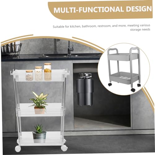 Chariot de rangement gain de place pour optimiser les espaces étroits - 5