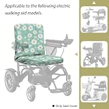 Poceacles Mobility Pokrowiec na siedzenie hulajnogi, miękkie, wygodne pokrowce na siedzenia dla osób starszych, antypoślizgowy pokrowiec na elektryczny wózek inwalidzki, zapobiega blaknięciu słońca