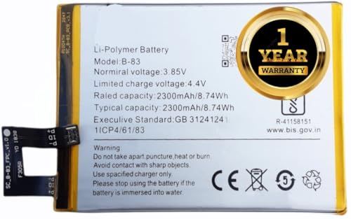 Image of Original B-83 Batery Compatible with Vivo V1 (Y35-215) with Warranty