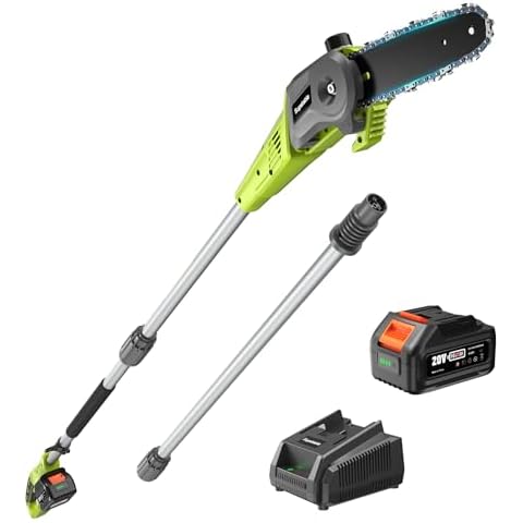 Supstable 8-Inch Cordless Pole Saw for Pruning Cover