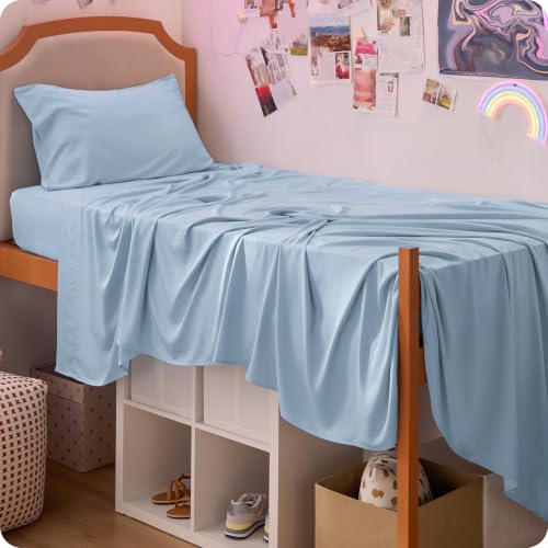 Image of Bedsure PureWoven 100% Rayon Derived from Bamboo, Twin XL Sheets, 3 Pieces