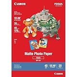 Canon Photo Paper Matte, 13 x 19 Inches, 20 Sheets (7981A011)