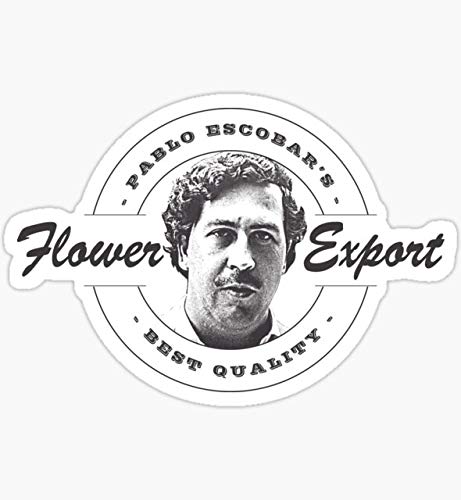 Pablo Escobar Logo - Sticker Graphic - Auto, Wall, Laptop,