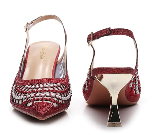Image of VenusCelia Women's Charming Lady Slingback Pump Shoe