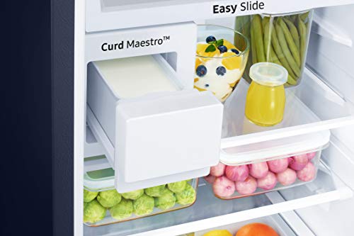 Image of Samsung 265 L 3 Star Inverter Frost Free Double Door Refrigerator(RT30A3A234U /HL,Rythmic Twirl BLUE)