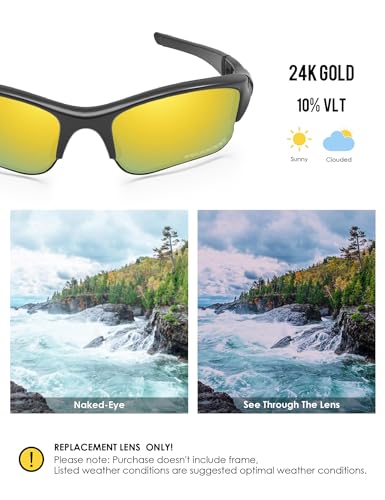 Image of BLAZERBUCK Replacement Lenses & Sock Kit for Oakley Flak Jacket XLJ Sunglass