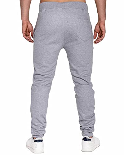 Kit 2 Calças De Moletom Masculino Apeluciadas Jogger Academia Relaxado (P, Preto E Cinza Siri 2)