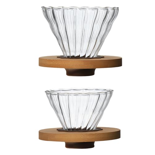 Generico Caffettiera Pour Over - borosilicato resistente al calore da 800 ml | Versare il caffè con filtro in acciaio inossidabile, barattolo di riutilizzabile ecologico per casa e ufficio, inchios