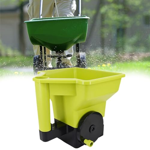 Esparcidor manual de fertilizante para jardín miniatura 6